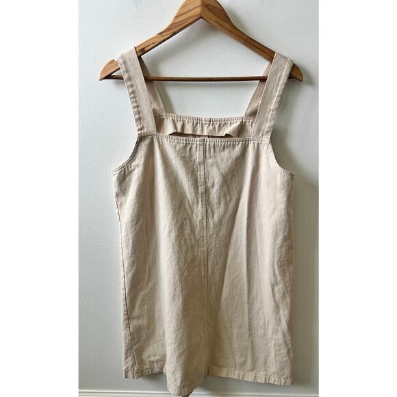 Oak + Fort Khaki overall dress women's size medium - Picture 2 of 4